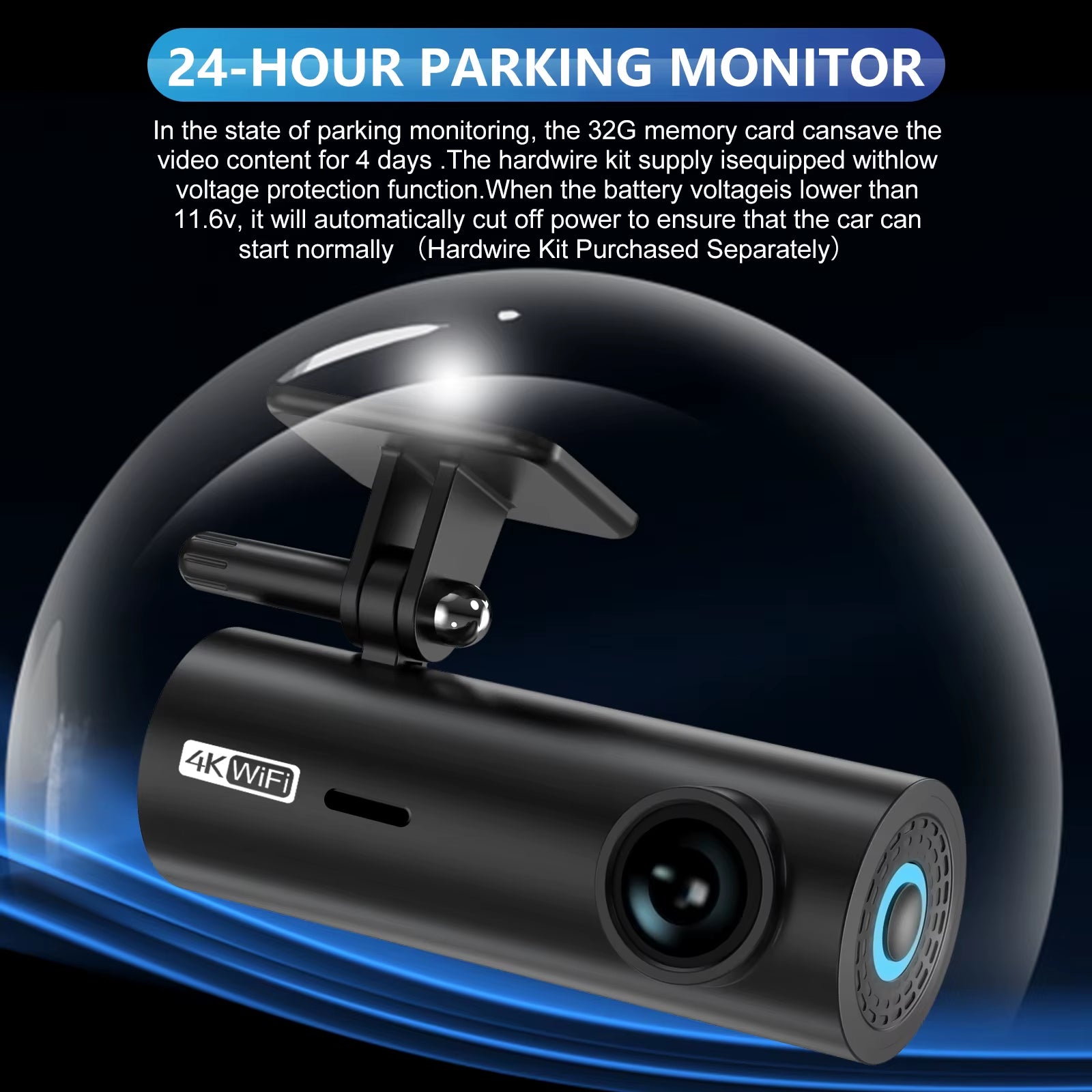 Premium Dash Cam - 4K Front View