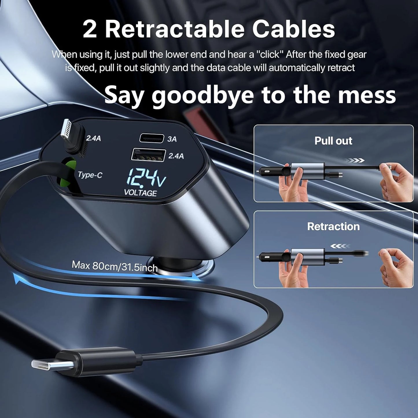 Extendable Car Charger