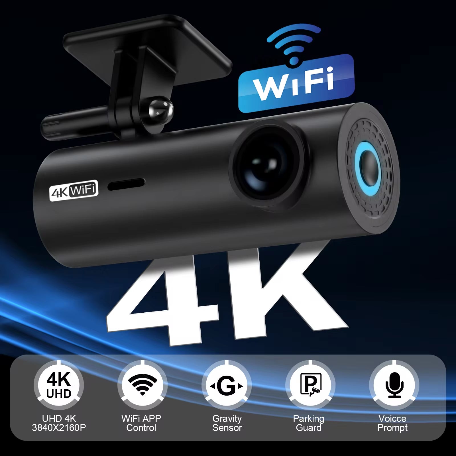 Premium Dash Cam - 4K Front View