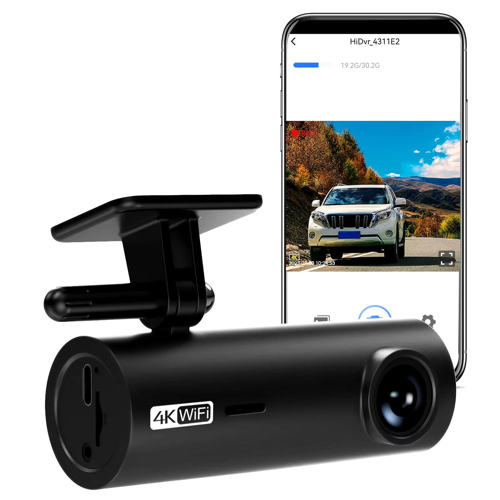 Premium Dash Cam - 4K Front View